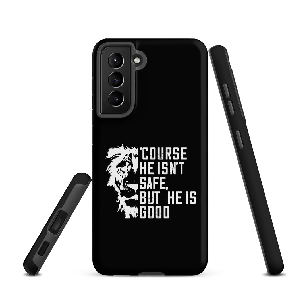 Christian Phone Case Christian Phone 'Course He Isn't Safe Black for Samsung® Samsung® Phone Cases   