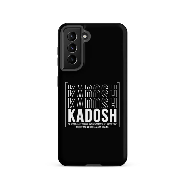 Christian Phone Case Kadosh Dedicated To His Use Black for Samsung® Samsung® Phone Cases Matte Samsung Galaxy S21 