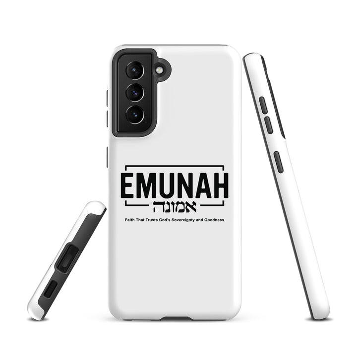 Christian Phone Case Emunah Faith That Trusts White for Samsung® Samsung® Phone Cases   