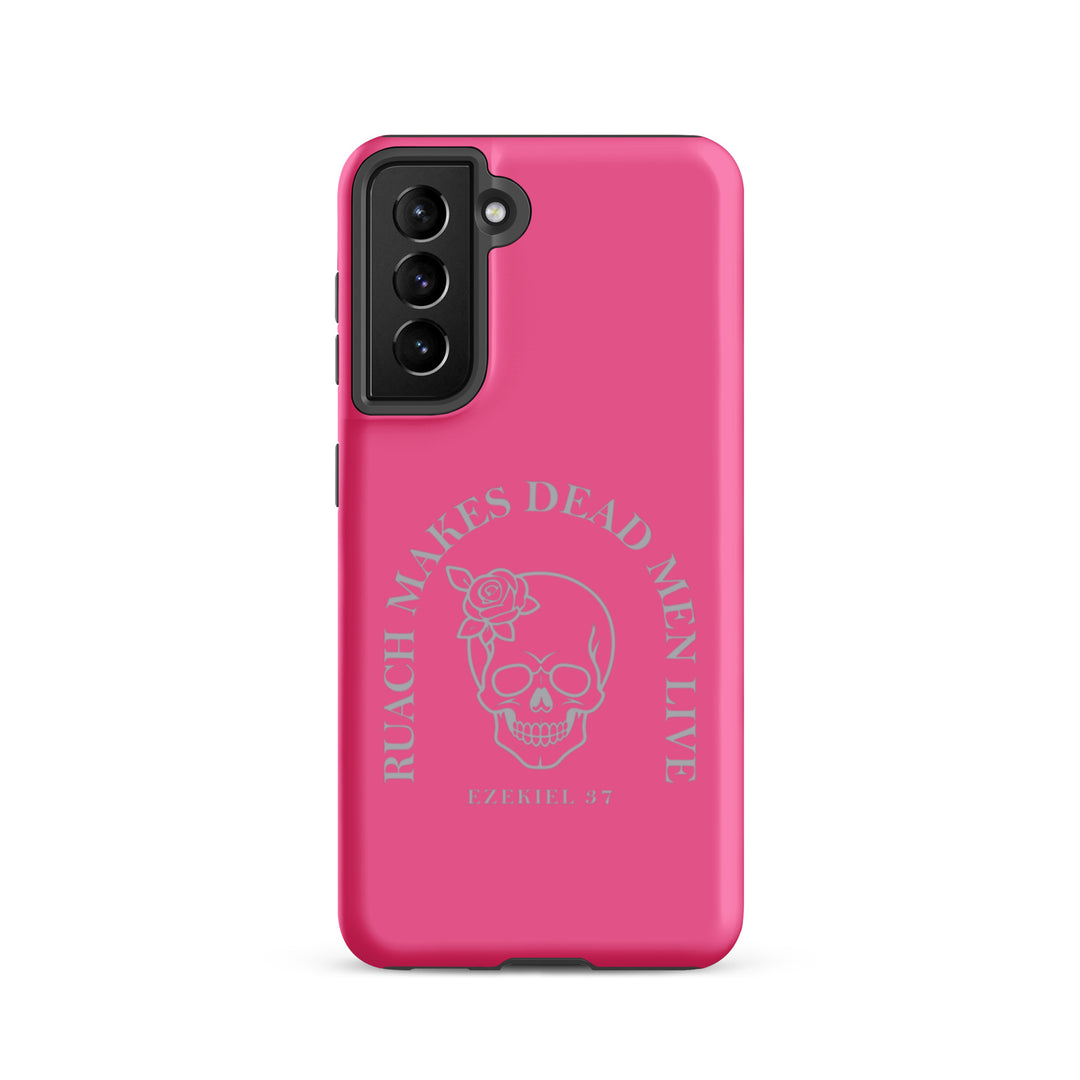 Christian Phone Case Ruach Makes Dead Men Live Pink for Samsung® Samsung® Phone Cases Matte Samsung Galaxy S21 