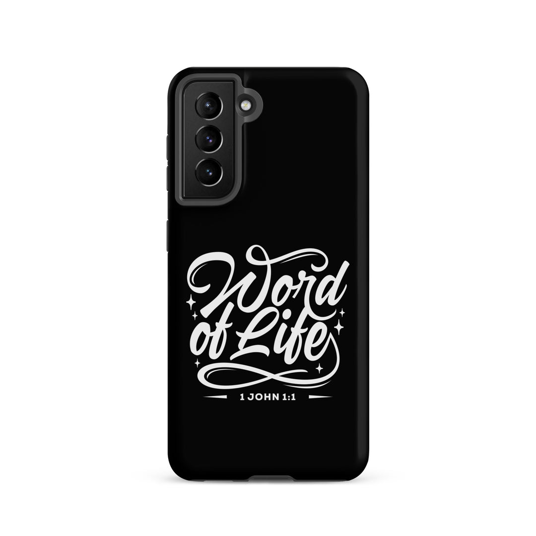 Christian Phone Case Word of Life Black for Samsung® Samsung® Phone Cases Matte Samsung Galaxy S21 