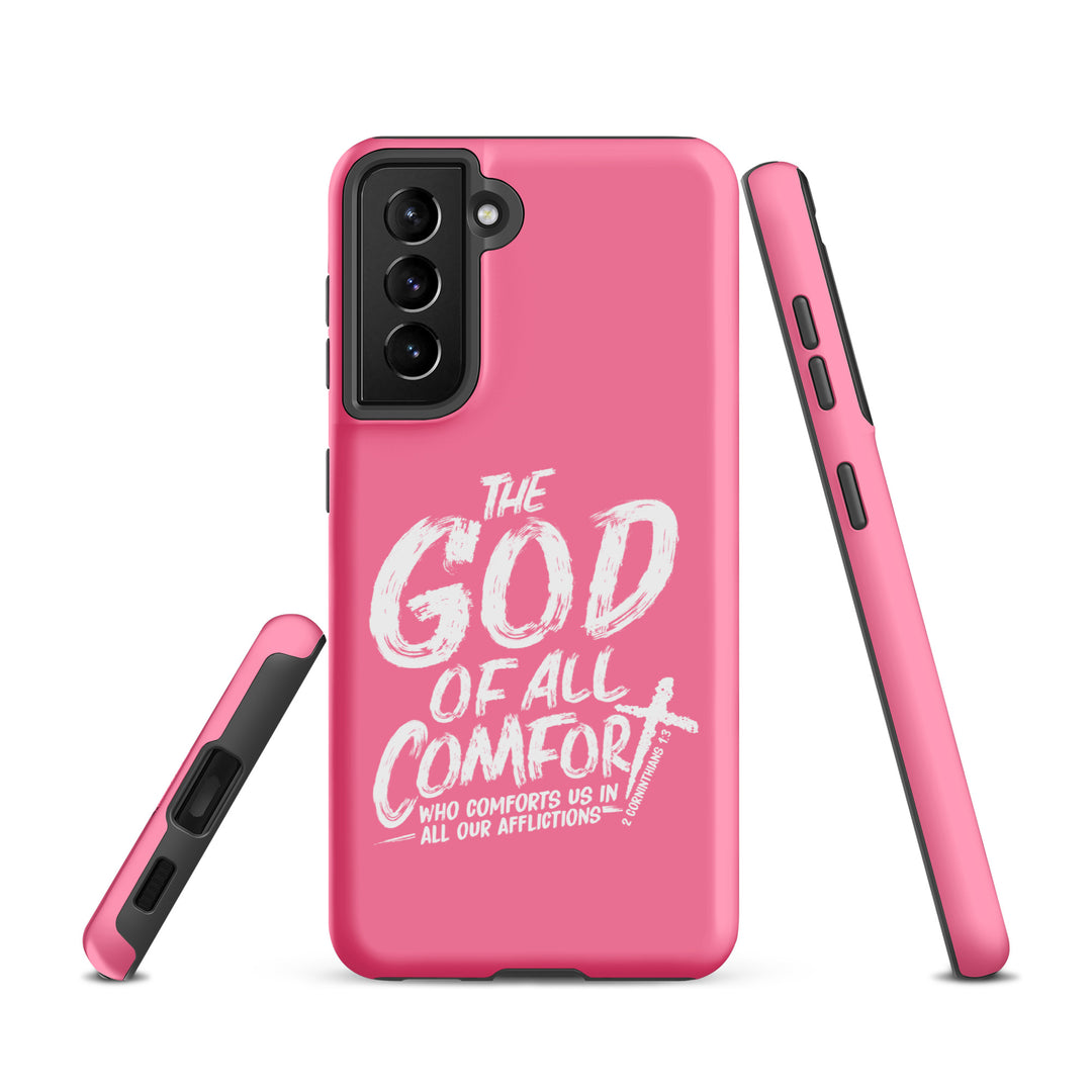 Christian Phone Case God of All Comfort Pink for Samsung® Samsung® Phone Cases   