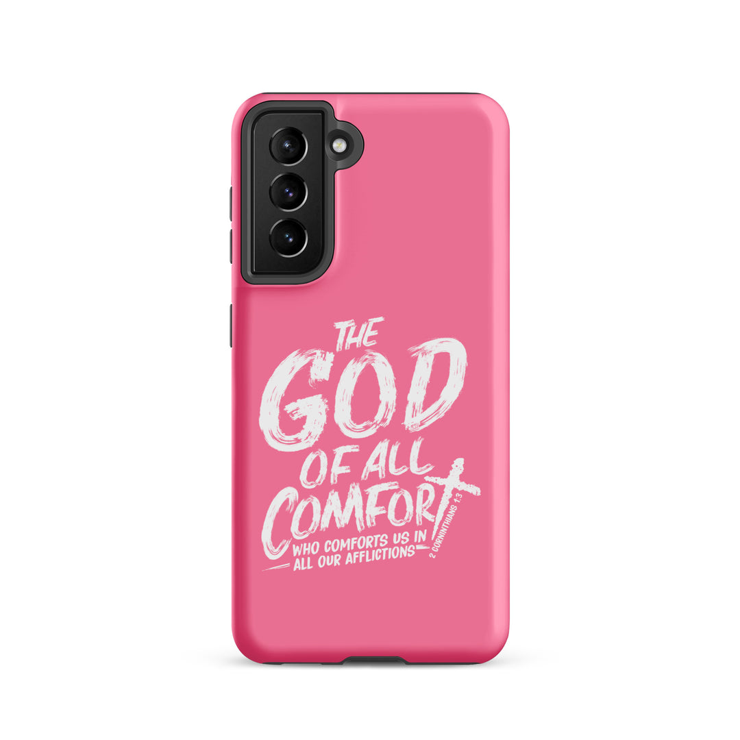 Christian Phone Case God of All Comfort Pink for Samsung® Samsung® Phone Cases   