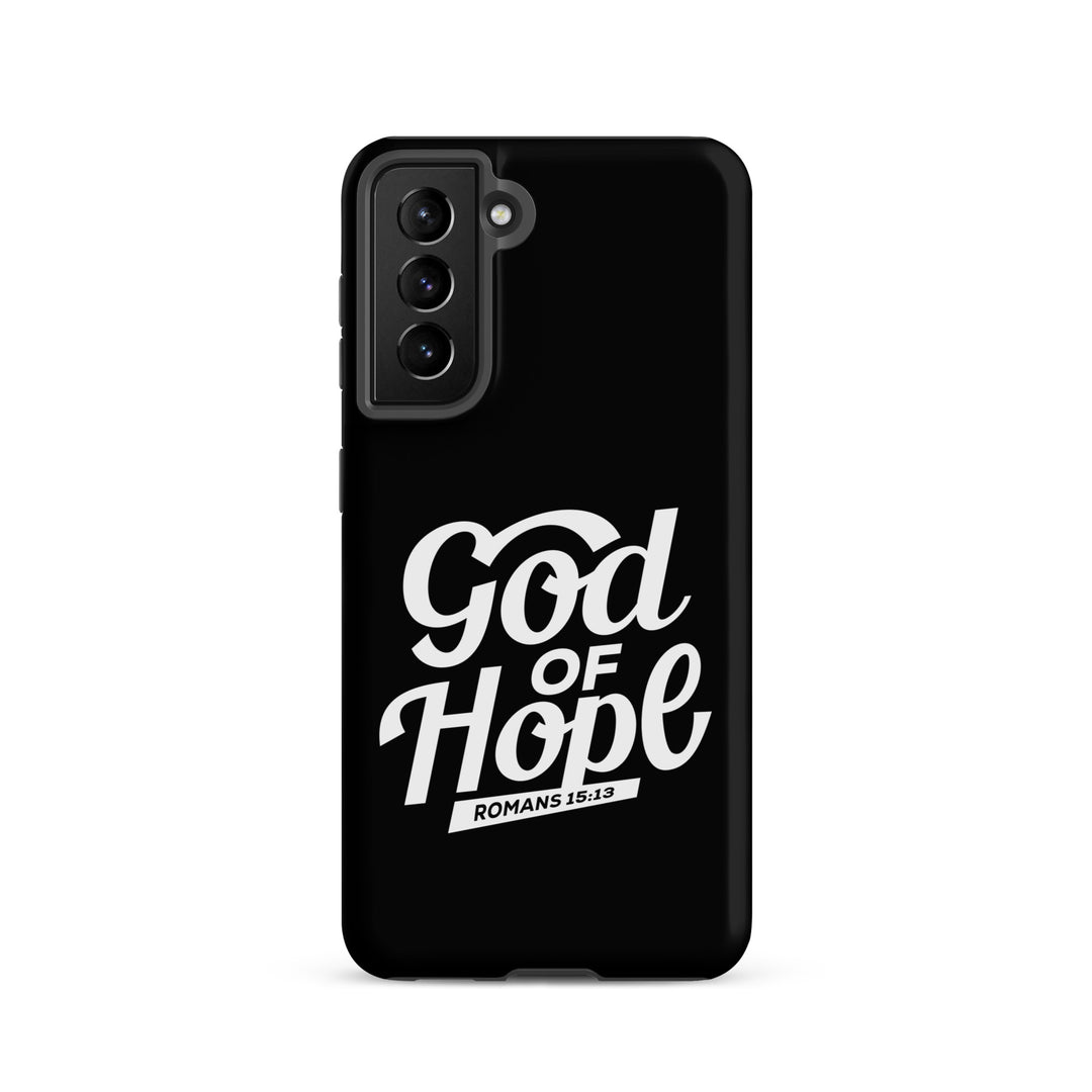 Christian Phone Case God of Hope Black for Samsung® Samsung® Phone Cases Matte Samsung Galaxy S21 