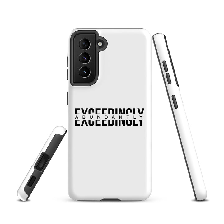 Christian Phone Case Exceedingly Abundantly White for Samsung® Samsung® Phone Cases   