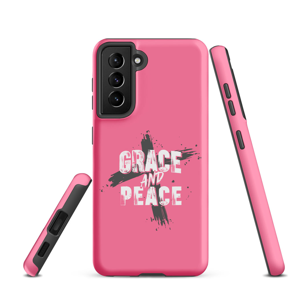 Christian Phone Case Grace and Peace Pink for Samsung® Samsung® Phone Cases   