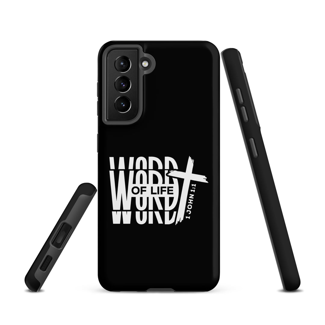 Christian Phone Case Word of Life Cross Black for Samsung® Samsung® Phone Cases   