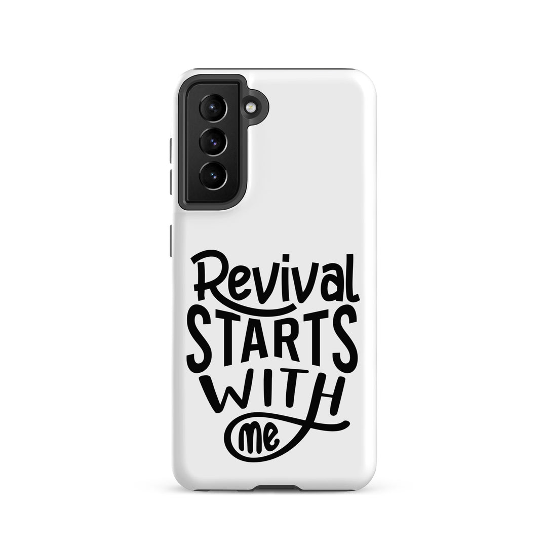 Christian Phone Case Revival Starts With Me White for Samsung® Samsung® Phone Cases Matte Samsung Galaxy S21 