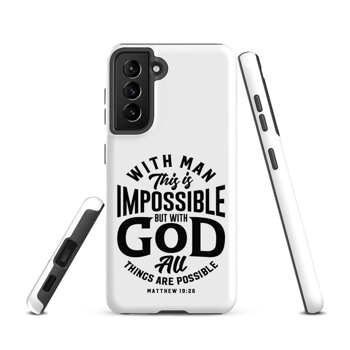 Christian Phone Case All Things Possible White for Samsung® Samsung® Phone Cases   