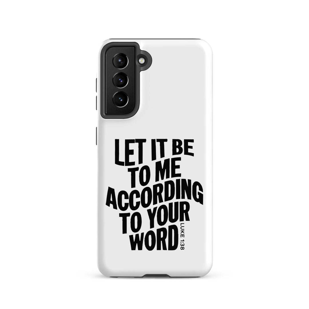 Christian Phone Case According To Your Word White for Samsung® Samsung® Phone Cases Matte Samsung Galaxy S21 