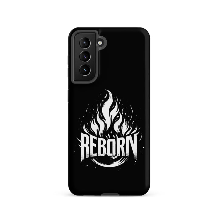 Christian Phone Case Reborn Black for Samsung® Samsung® Phone Cases Matte Samsung Galaxy S21 