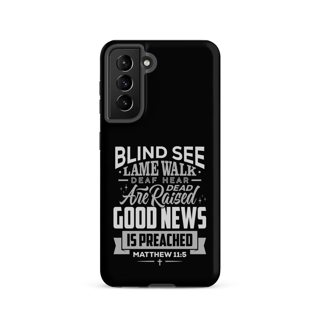 Christian Phone Case Go and Tell John Black for Samsung® Samsung® Phone Cases Matte Samsung Galaxy S21 