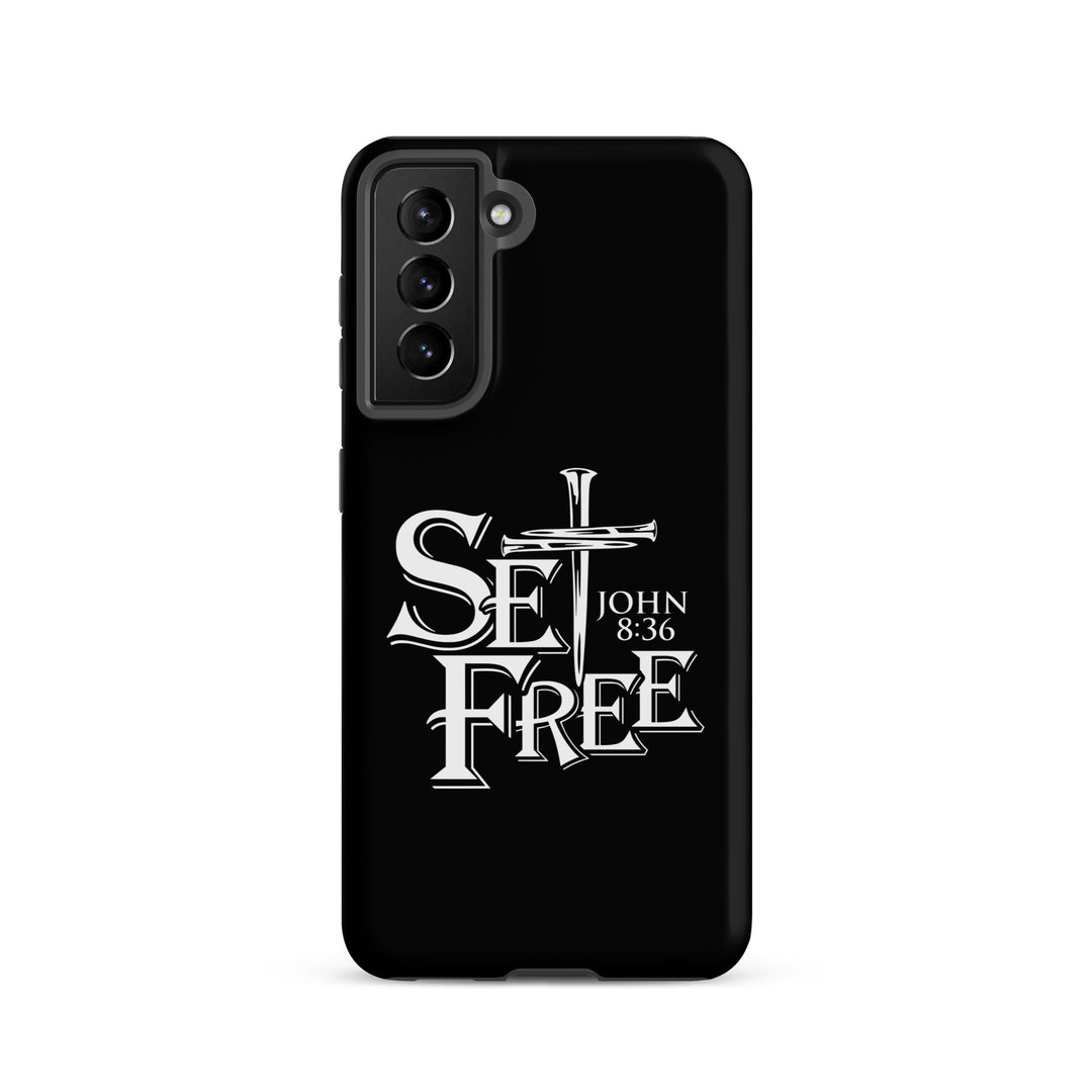 Christian Phone Case Set Free Black for Samsung® Samsung® Phone Cases Matte Samsung Galaxy S21 