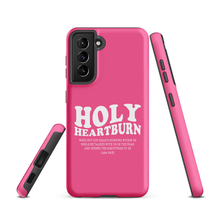 Christian Phone Case Holy Heartburn Pink for Samsung® Samsung® Phone Cases   