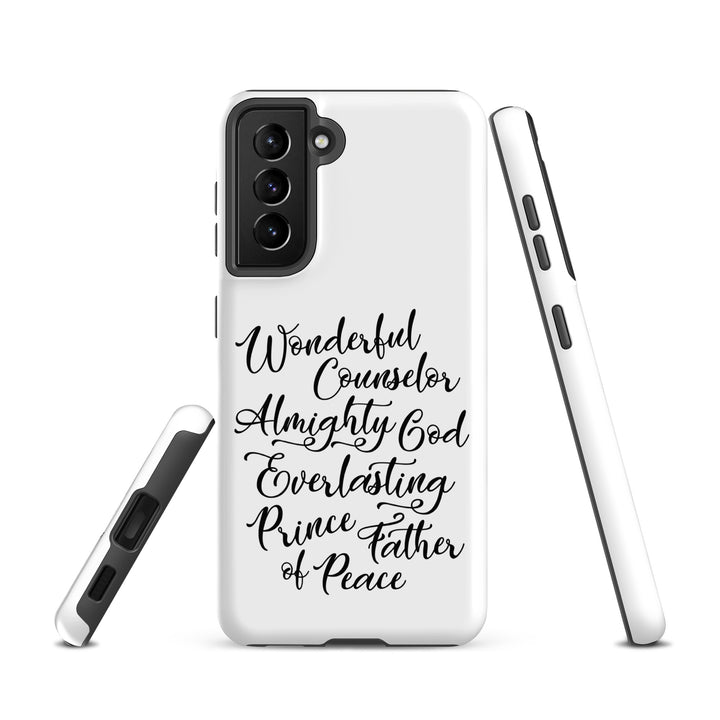 Christian Phone Case Wonderful Counselor White for Samsung® Samsung® Phone Cases   