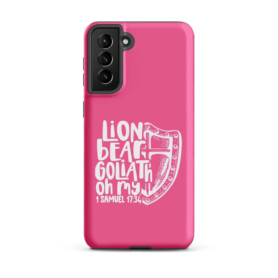 Christian Phone Case Lion Bear Goliath Oh My for Samsung® Samsung® Phone Cases Matte Samsung Galaxy S21 Plus 