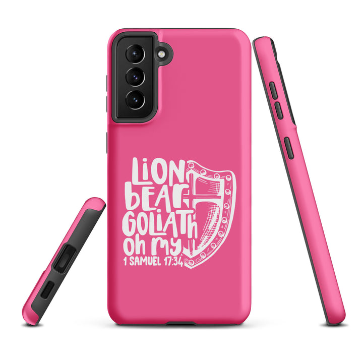 Christian Phone Case Lion Bear Goliath Oh My for Samsung® Samsung® Phone Cases   