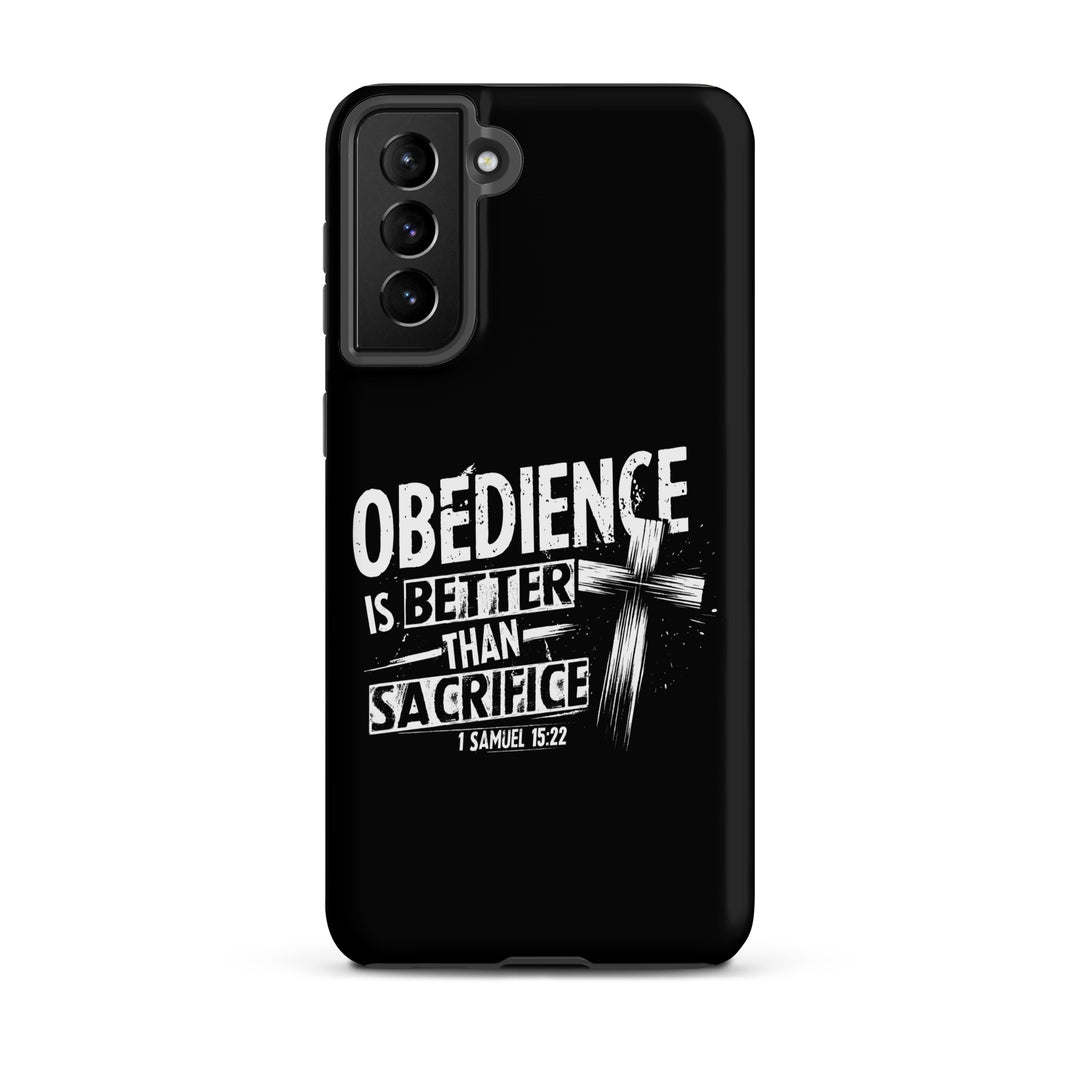 Christian Phone Case Obedience Is Better for Samsung® Samsung® Phone Cases Matte Samsung Galaxy S21 Plus 