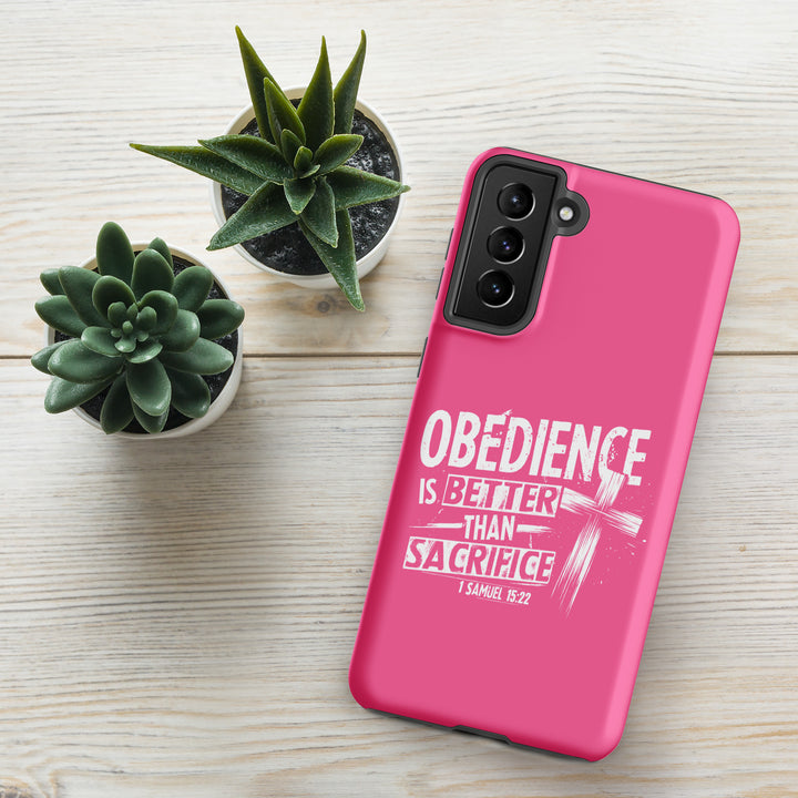 Christian Phone Case Obedience Is Better for Samsung® Samsung® Phone Cases   