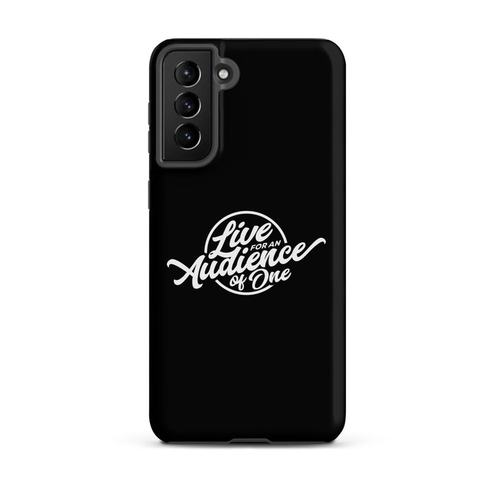 Christian Phone Case Audience of One Black for Samsung® Samsung® Phone Cases Matte Samsung Galaxy S21 Plus 