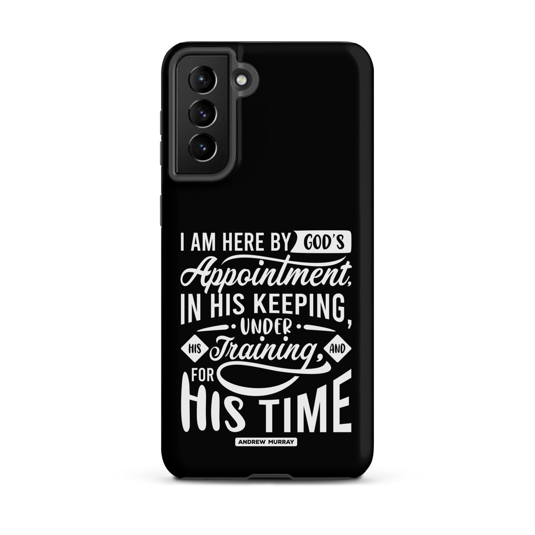 Christian Phone Case His Time Black for Samsung® Samsung® Phone Cases Matte Samsung Galaxy S21 Plus 