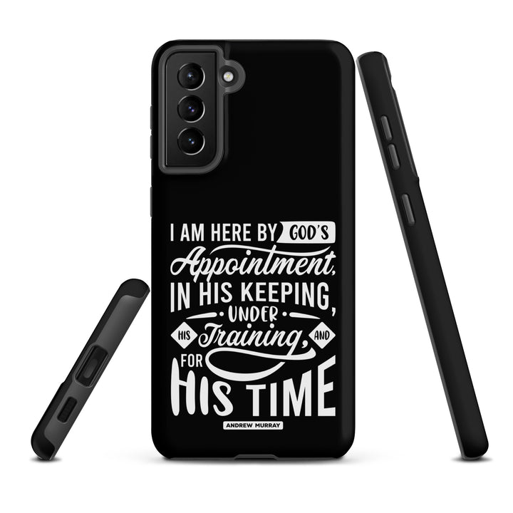 Christian Phone Case His Time Black for Samsung® Samsung® Phone Cases   