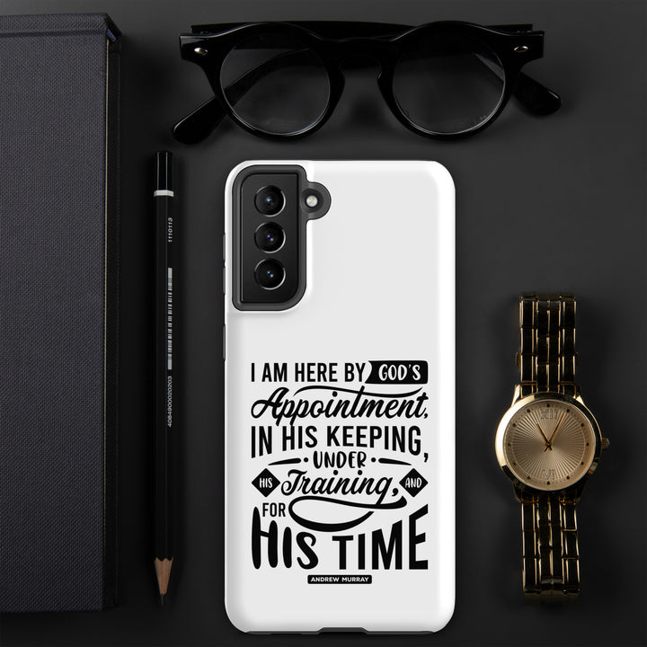 Christian Phone Case His Time White for Samsung® Samsung® Phone Cases   