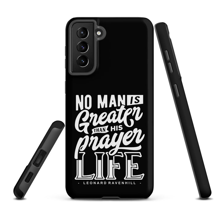 Christian Phone Case Prayer Life Black for Samsung® Samsung® Phone Cases   