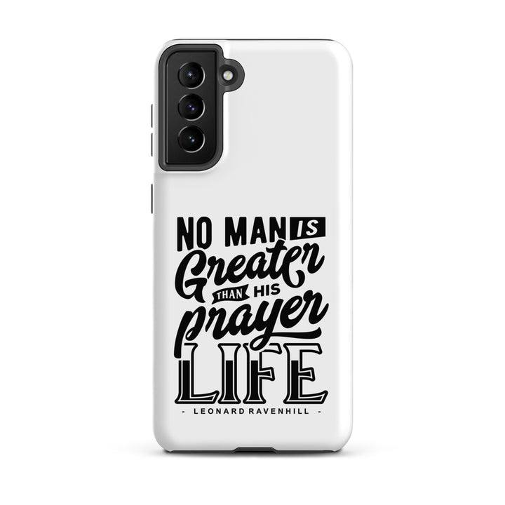 Christian Phone Case Prayer Life White for Samsung® Samsung® Phone Cases Matte Samsung Galaxy S21 Plus 