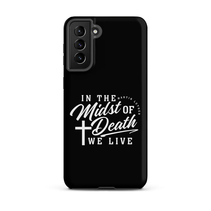 Christian Phone Case Midst of Death Black for Samsung® Samsung® Phone Cases Matte Samsung Galaxy S21 Plus 