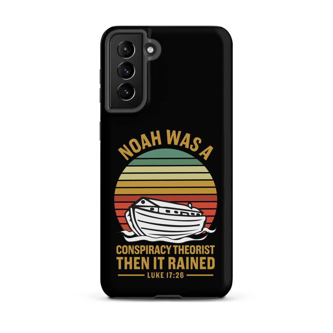 Christian Phone Case Noah Conspiracy Black for Samsung® Samsung® Phone Cases Matte Samsung Galaxy S21 Plus 