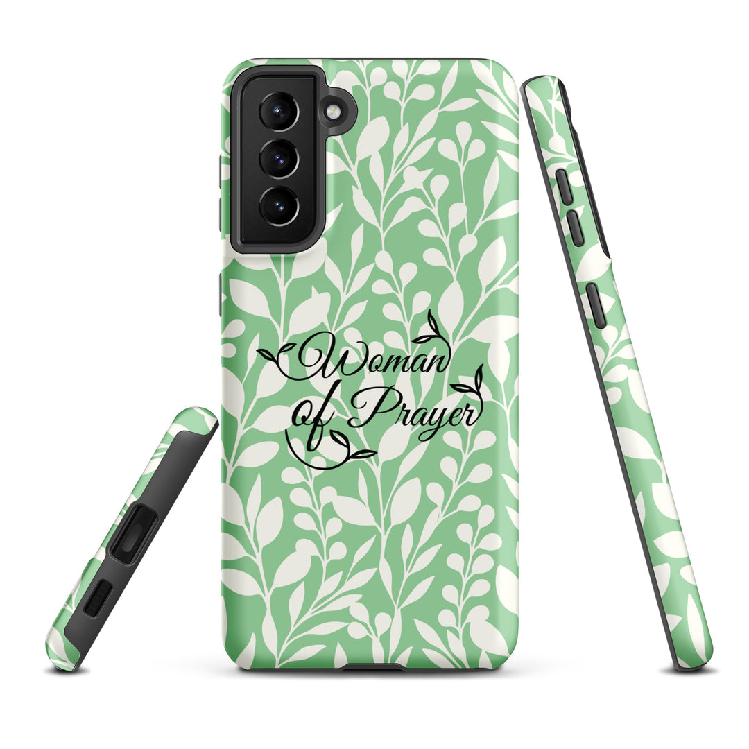 Christian Phone Case Woman of Prayer Green for Samsung® Samsung® Phone Cases   