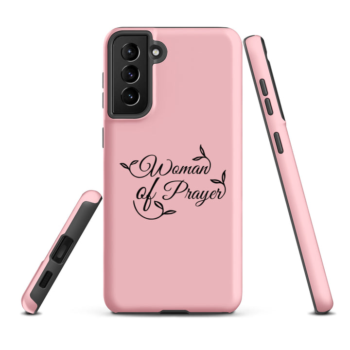 Christian Phone Case Woman of Prayer Pink for Samsung® Samsung® Phone Cases   