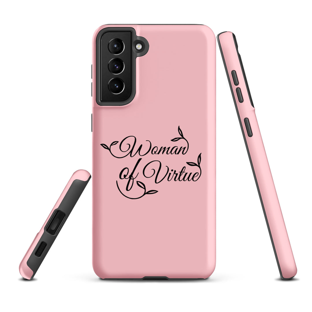 Christian Phone Case Woman of Virtue Pink for Samsung® Samsung® Phone Cases   