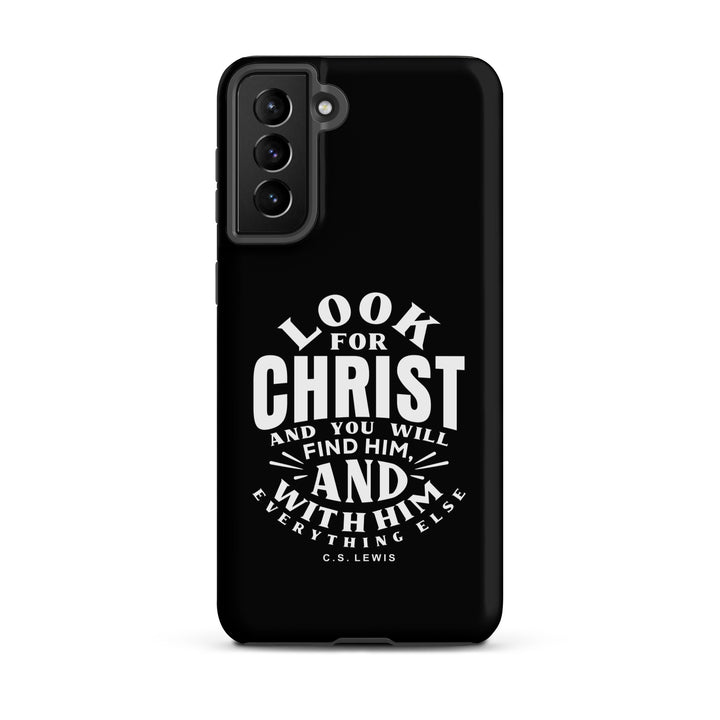 Christian Phone Case Look For Christ Black for Samsung® Samsung® Phone Cases Matte Samsung Galaxy S21 Plus 