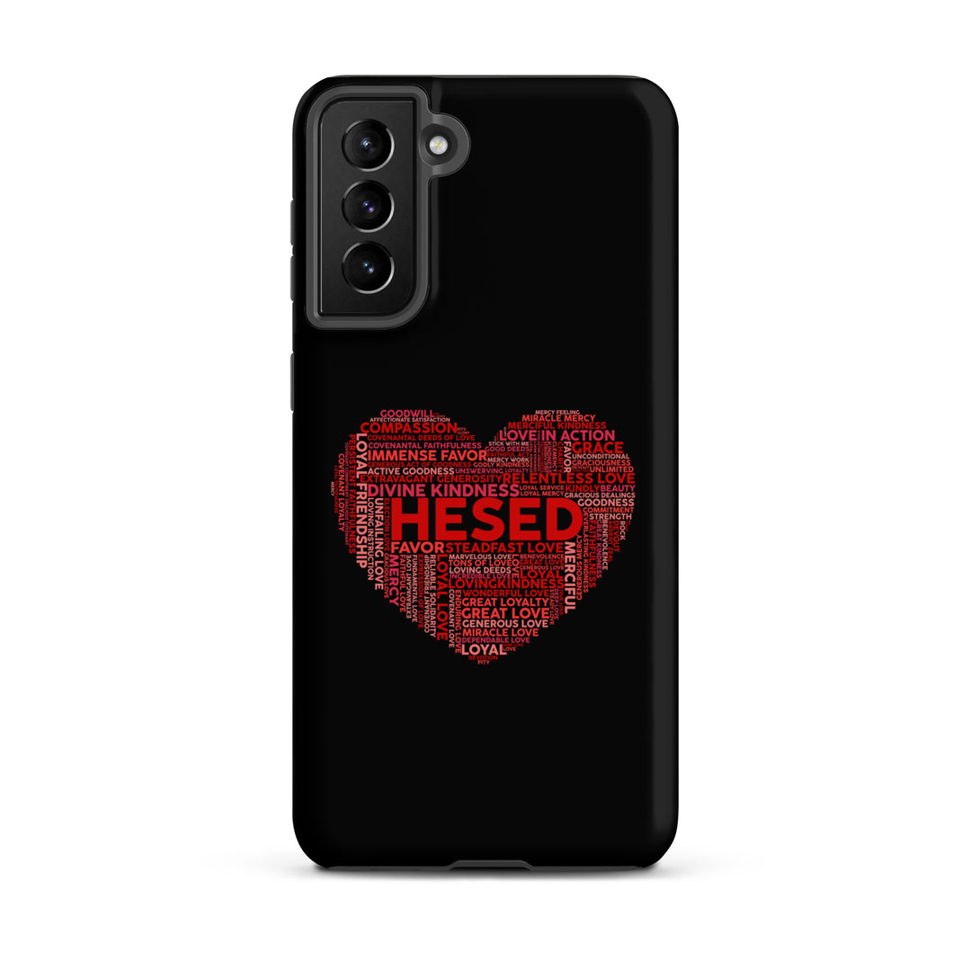 Christian Phone Case Hesed Heart Black for Samsung® Samsung® Phone Cases Matte Samsung Galaxy S21 Plus 