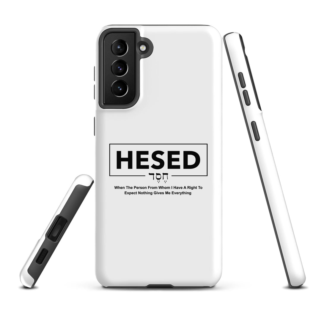 Christian Phone Case Hesed Everything White for Samsung® Samsung® Phone Cases   