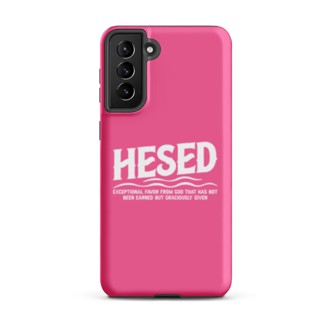 Christian Phone Case Hesed Exceptional Favor Pink for Samsung® Samsung® Phone Cases Matte Samsung Galaxy S21 Plus 