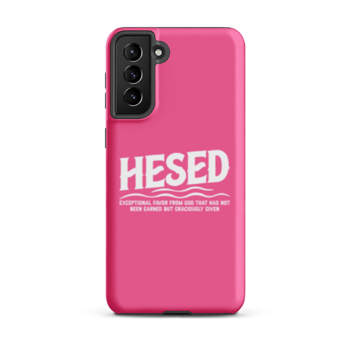 Christian Phone Case Hesed Exceptional Favor Pink for Samsung® Samsung® Phone Cases Matte Samsung Galaxy S21 Plus 