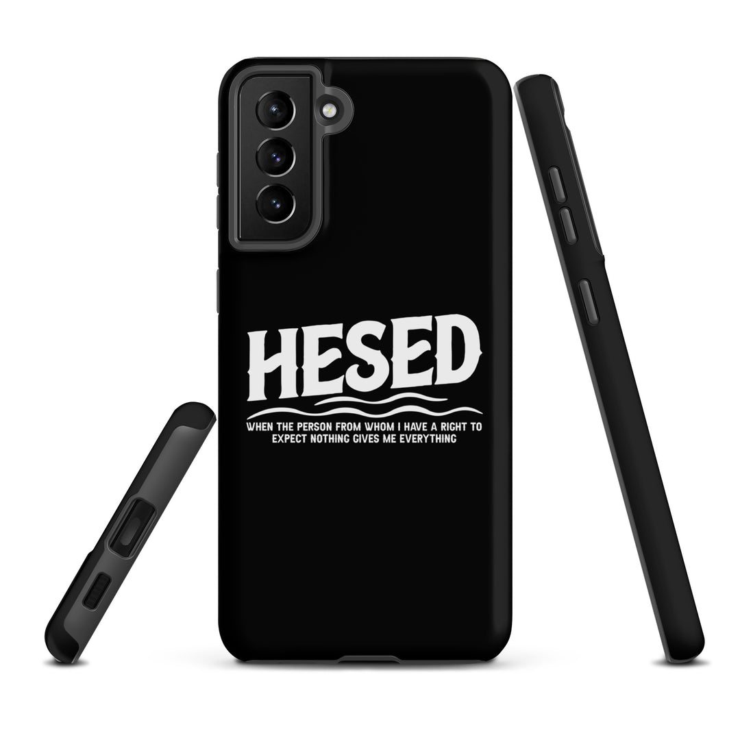 Christian Phone Case Hesed Everything Black  for Samsung® Samsung® Phone Cases   