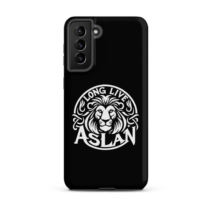 Christian Phone Case Long Live Aslan Black for Samsung® Samsung® Phone Cases Matte Samsung Galaxy S21 Plus 