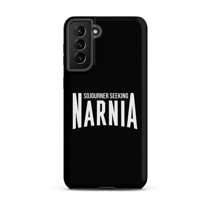 Christian Phone Case Sojourner Seeking Narnia Black for Samsung® Samsung® Phone Cases Matte Samsung Galaxy S21 Plus 