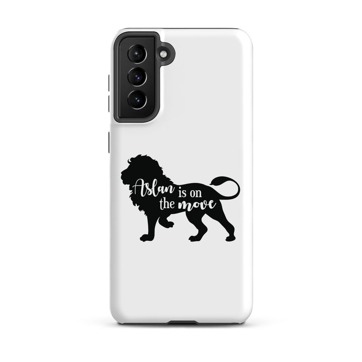 Christian Phone Case Aslan Is On The Move White for Samsung® Samsung® Phone Cases Matte Samsung Galaxy S21 Plus 