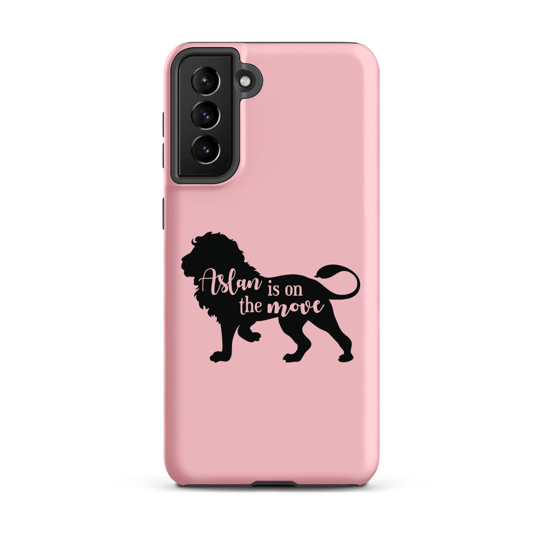 Christian Phone Case Aslan Is On The Move Pink for Samsung® Samsung® Phone Cases Matte Samsung Galaxy S21 Plus 