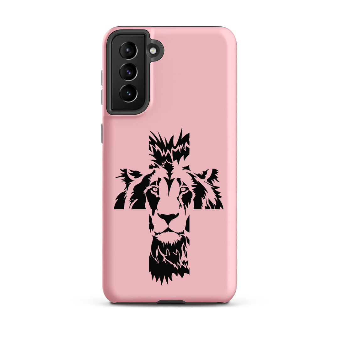 Christian Phone Case Aslan Cross Pink for Samsung® Samsung® Phone Cases Matte Samsung Galaxy S21 Plus 