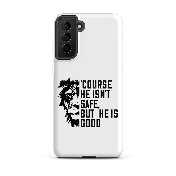 Christian Phone Case 'Course He Isn't Safe White for Samsung® Samsung® Phone Cases Matte Samsung Galaxy S21 Plus 