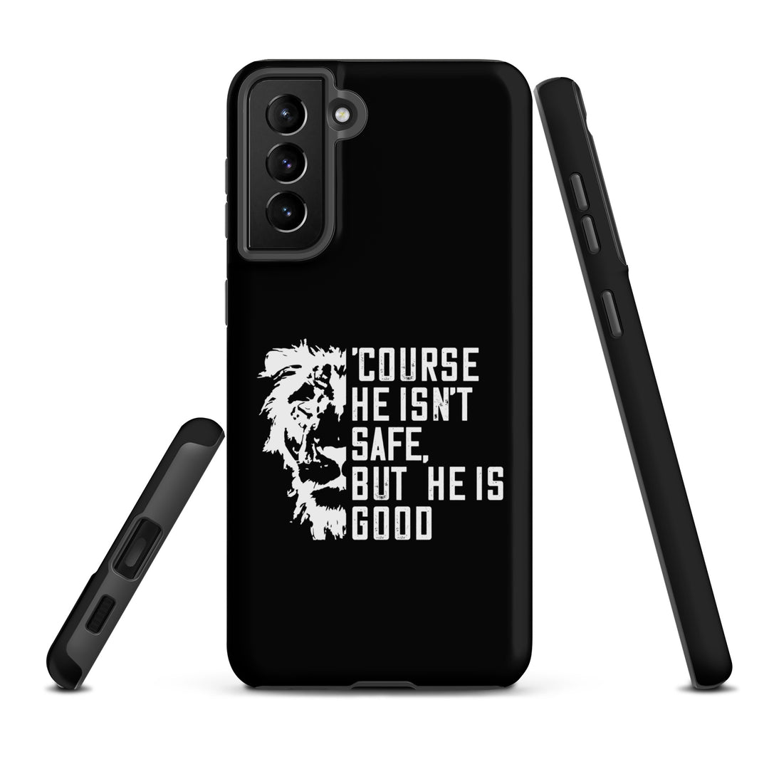 Christian Phone Case Christian Phone 'Course He Isn't Safe Black for Samsung® Samsung® Phone Cases   