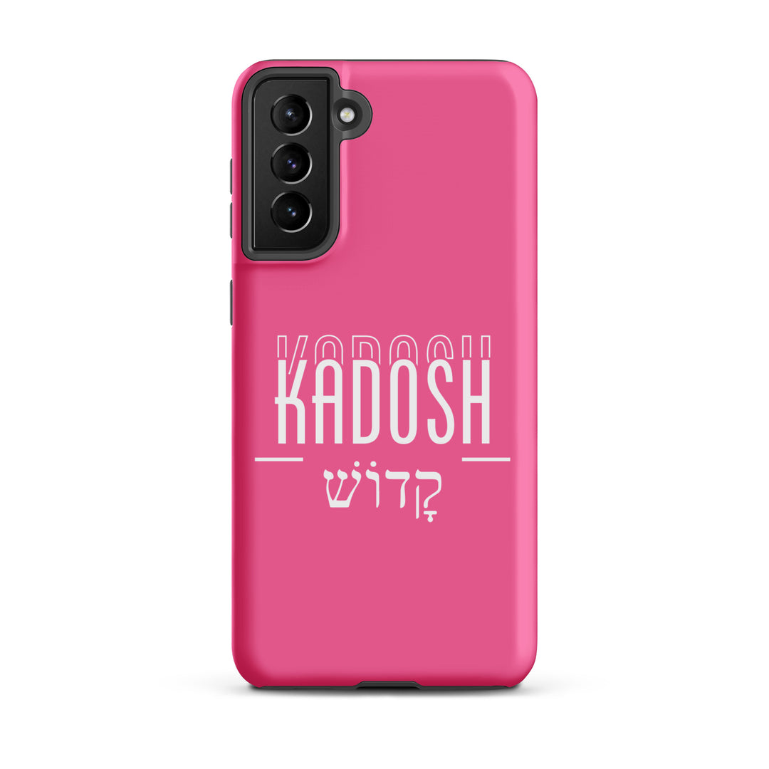 Christian Phone Case Kadosh Hebrew Pink for Samsung® Samsung® Phone Cases Matte Samsung Galaxy S21 Plus 