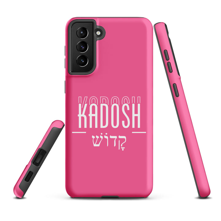 Christian Phone Case Kadosh Hebrew Pink for Samsung® Samsung® Phone Cases   