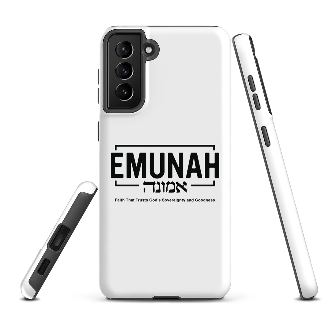 Christian Phone Case Emunah Faith That Trusts White for Samsung® Samsung® Phone Cases   